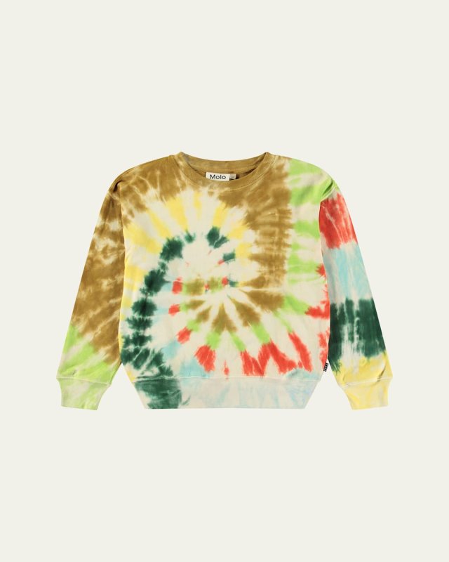 Boy's Memphis Tie Dye Sweatshirt, Size 4-6